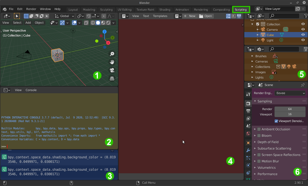 Scripting Workspace